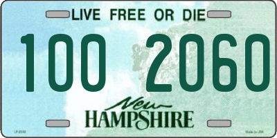 NH license plate 1002060