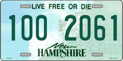 NH license plate 1002061