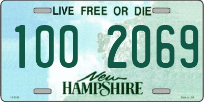 NH license plate 1002069