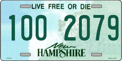 NH license plate 1002079