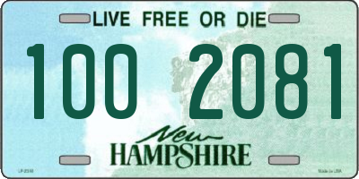 NH license plate 1002081