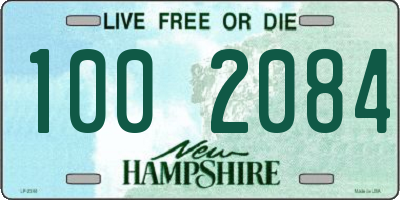 NH license plate 1002084