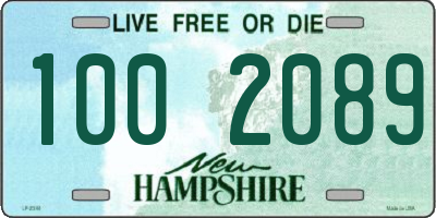 NH license plate 1002089