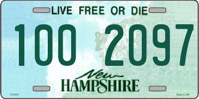 NH license plate 1002097