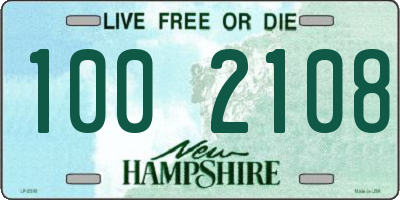 NH license plate 1002108