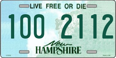 NH license plate 1002112