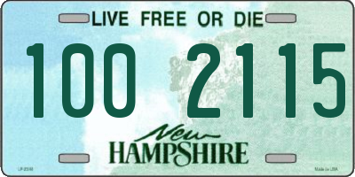 NH license plate 1002115