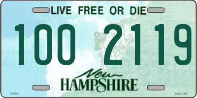 NH license plate 1002119