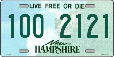 NH license plate 1002121