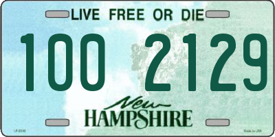 NH license plate 1002129