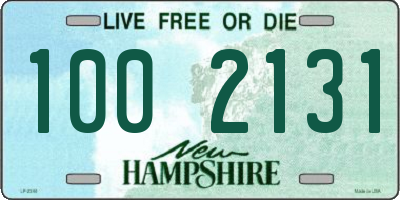 NH license plate 1002131