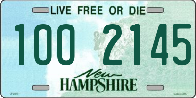 NH license plate 1002145