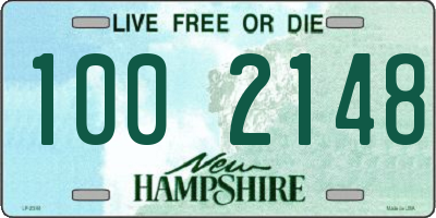 NH license plate 1002148