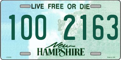 NH license plate 1002163