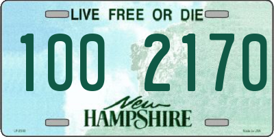 NH license plate 1002170