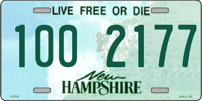 NH license plate 1002177