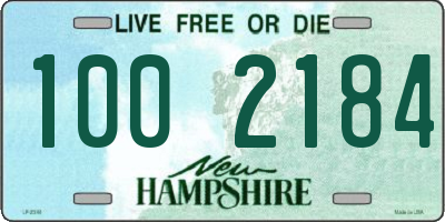 NH license plate 1002184