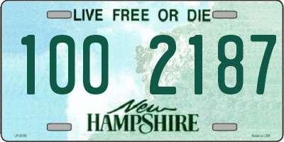 NH license plate 1002187