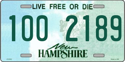 NH license plate 1002189