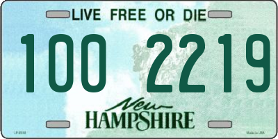 NH license plate 1002219