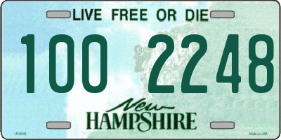 NH license plate 1002248