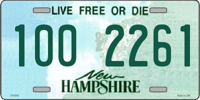 NH license plate 1002261