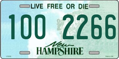 NH license plate 1002266