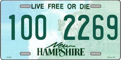 NH license plate 1002269