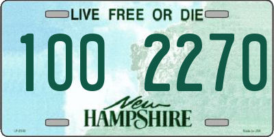 NH license plate 1002270