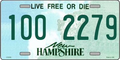 NH license plate 1002279