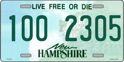 NH license plate 1002305