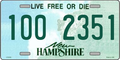 NH license plate 1002351