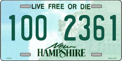 NH license plate 1002361