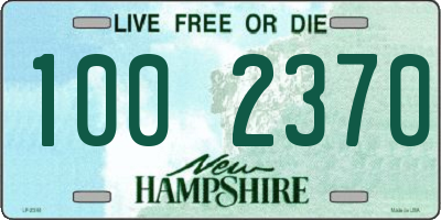 NH license plate 1002370