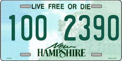 NH license plate 1002390