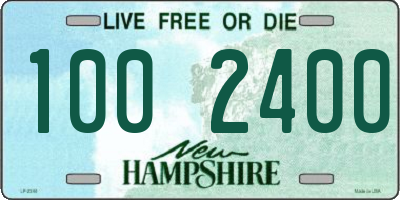 NH license plate 1002400