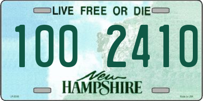 NH license plate 1002410