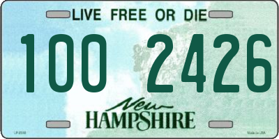 NH license plate 1002426