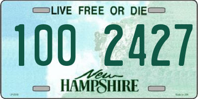 NH license plate 1002427