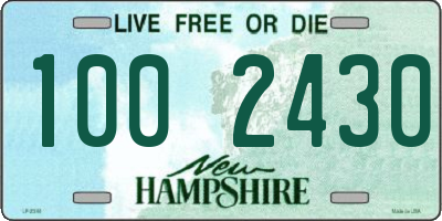 NH license plate 1002430