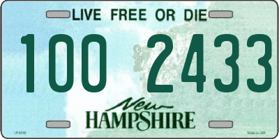 NH license plate 1002433