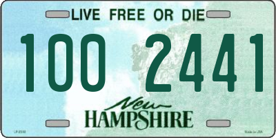 NH license plate 1002441