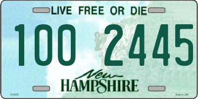 NH license plate 1002445