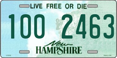 NH license plate 1002463