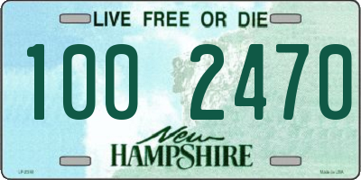 NH license plate 1002470