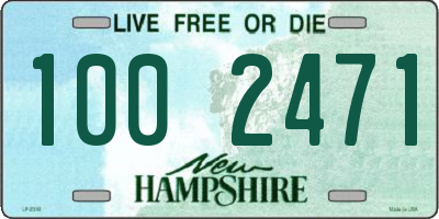 NH license plate 1002471