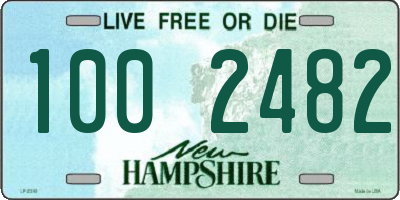 NH license plate 1002482