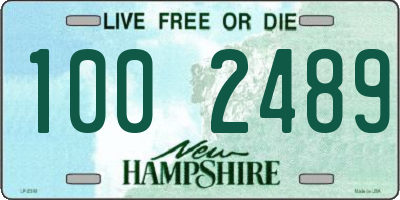 NH license plate 1002489