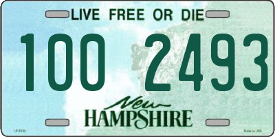 NH license plate 1002493