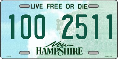 NH license plate 1002511